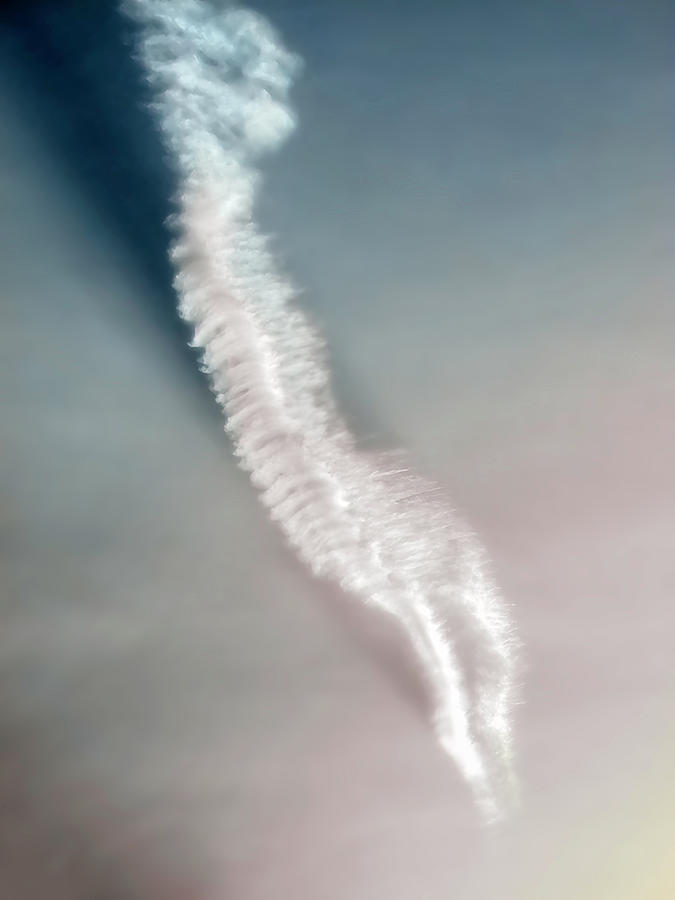 Contrail Art 2012_001 Photograph by Greg Reed
