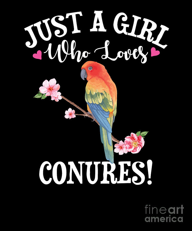 Conure Bird Digital Art by Kristen Morey | Pixels