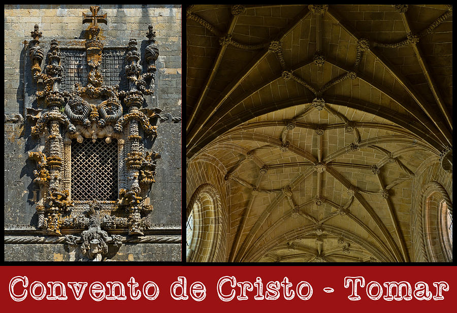 Convento de Cristo Collage. Tomar Photograph by Angelo DeVal