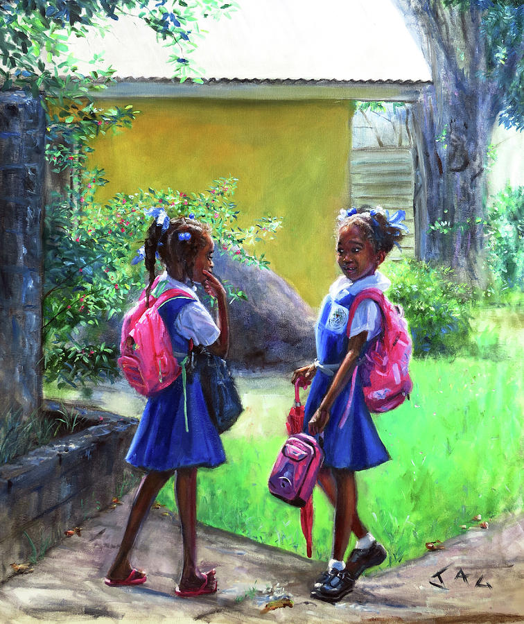 Conversation #4 Painting by Jonathan Gladding Conversation #4 Painting by Jonathan Gladding