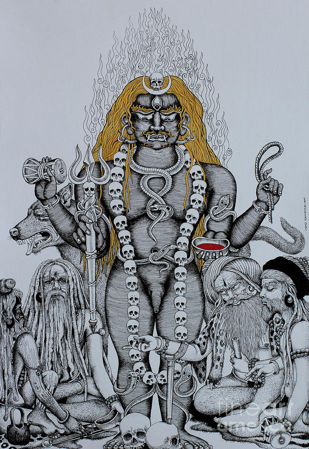 Conversation about Bhairava Painting by Vrindavan Das