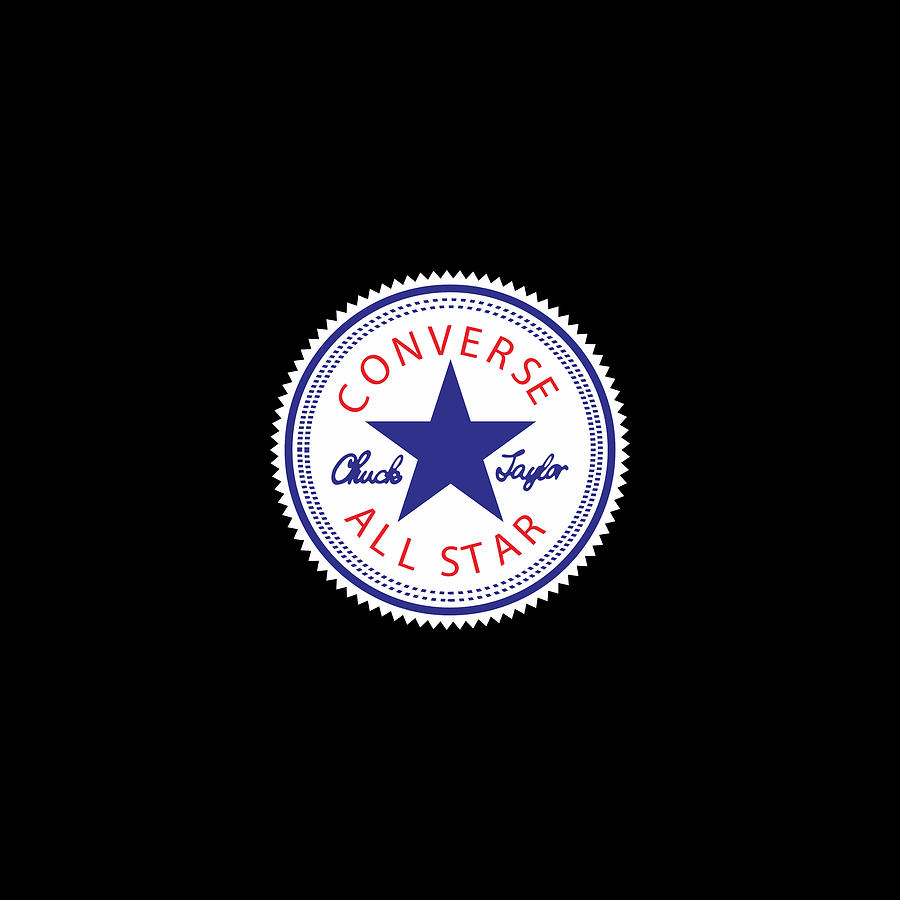 Converse All Star Logo Digital Art by Osinski Gardner