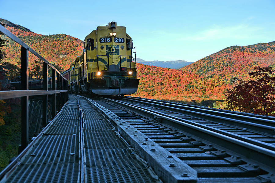 Conway Scenic Railway Photograph by Ben Prepelka
