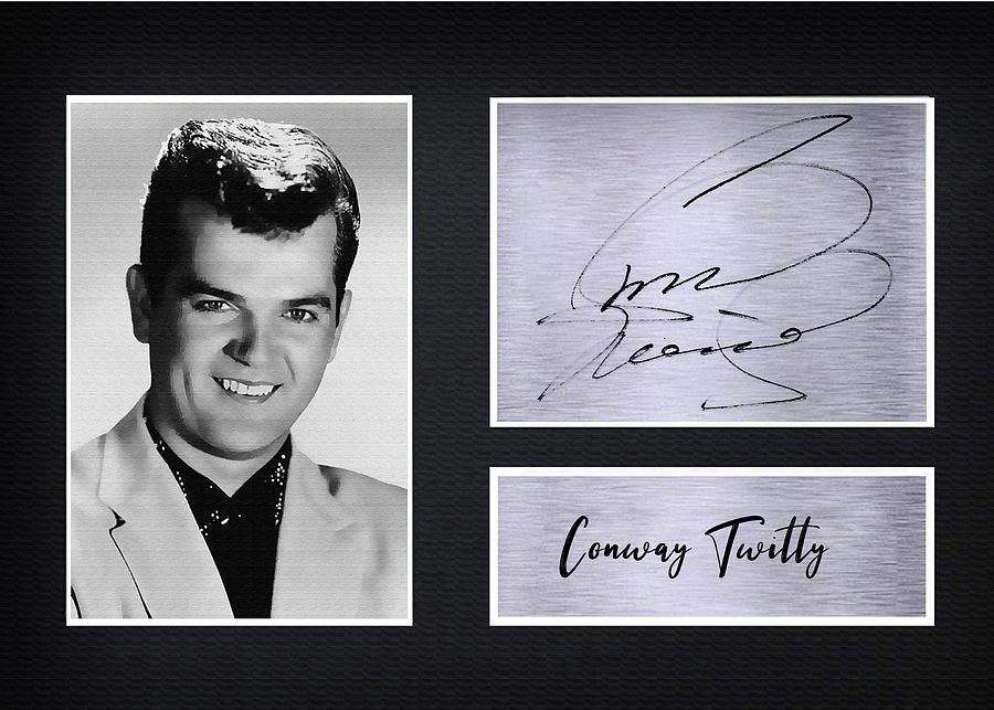 Conway Twitty 1 Digital Art by Joseph On