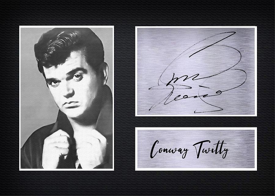 Conway Twitty 10 Digital Art by Joseph On