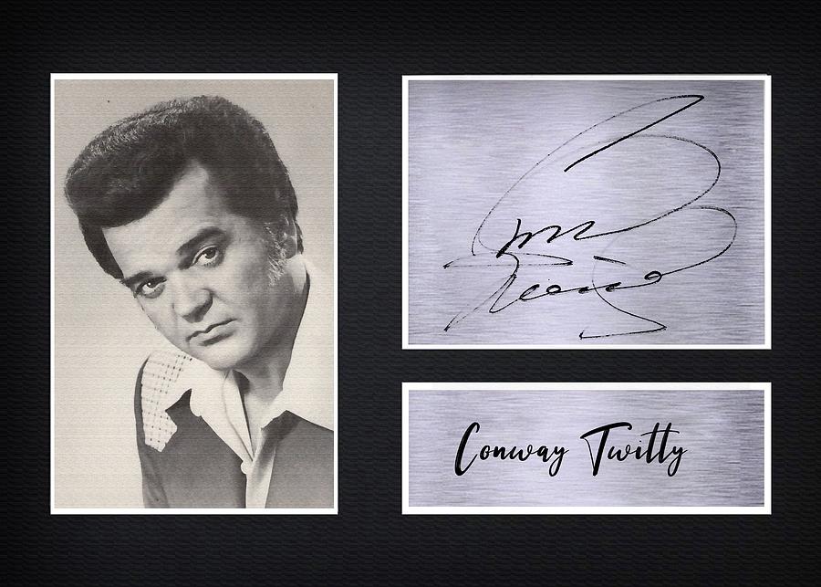 Conway Twitty 11 Digital Art by Joseph On