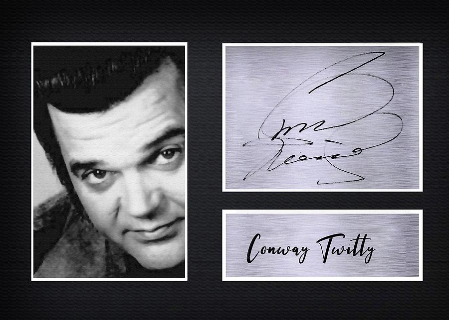 Conway Twitty 12 Digital Art by Joseph On