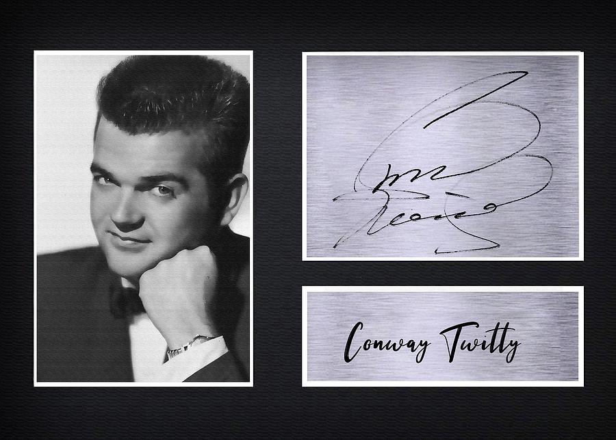 Conway Twitty 7 Digital Art by Joseph On