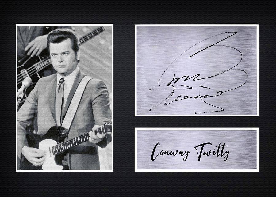 Conway Twitty 9 Digital Art by Joseph On