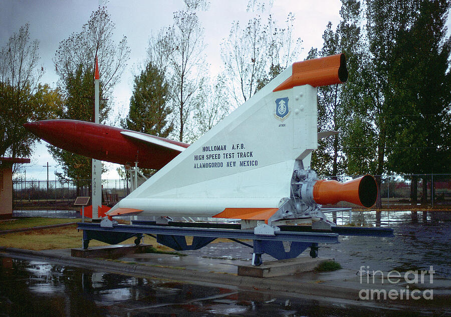 Holloman Afb Photograph - Cook Supersonic Sled, Test Vehicle, Holloman AFB by Wernher Krutein