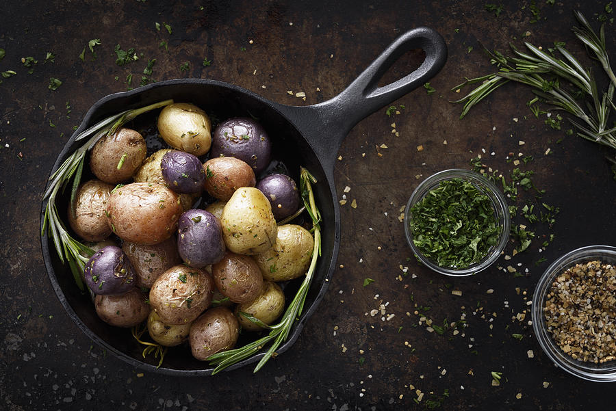 Cooked small potatoes Photograph by EasyBuy4u