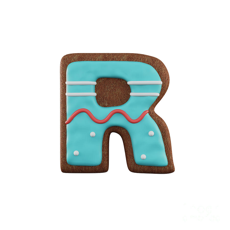 Cookie Alphabet Letter R Photograph By Elisabeth Lucas - Pixels