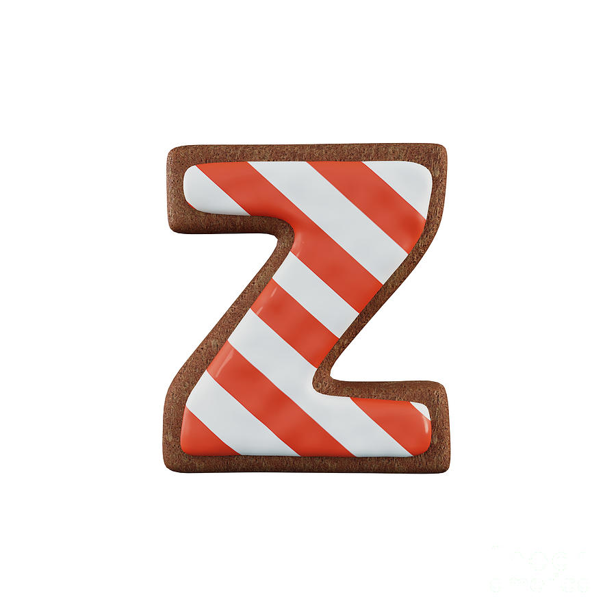 Cookie Alphabet Letter Z Photograph by Elisabeth Lucas - Fine Art America