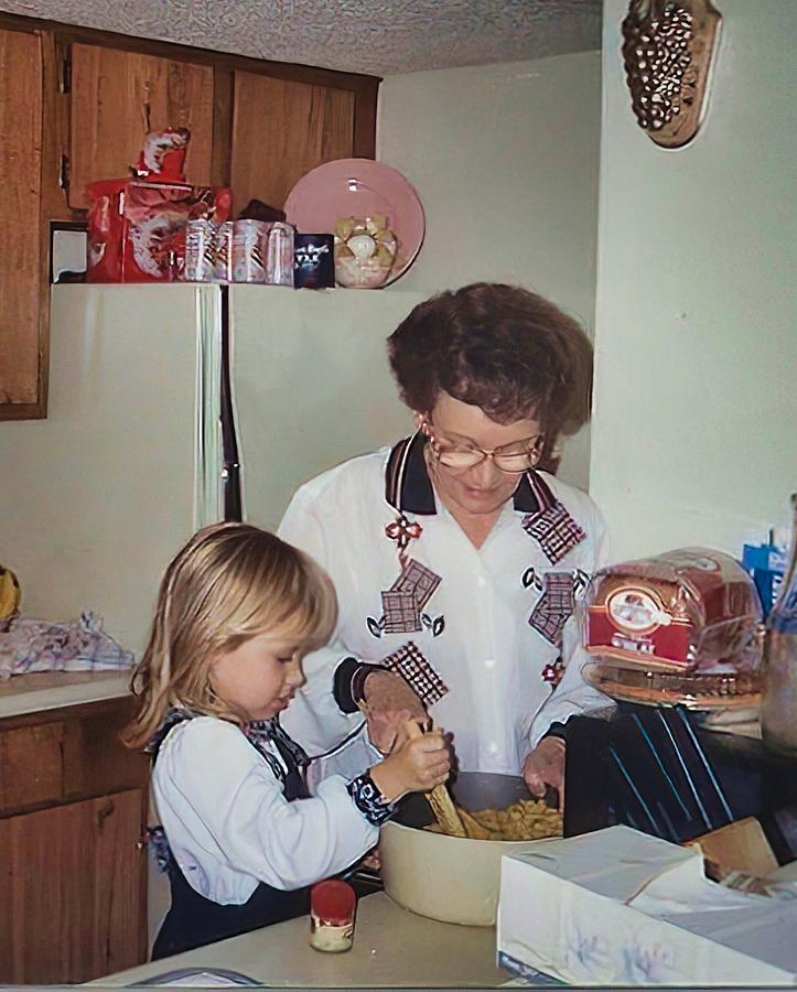 Cooking With Grandma Photograph