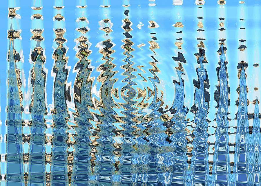 Cool Blue Abstract Photograph by Emmy Marie Vickers