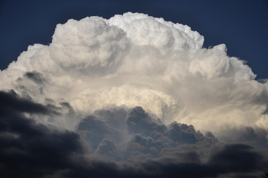 Cool blue clouds Photograph by LaRue Ebersole - Fine Art America