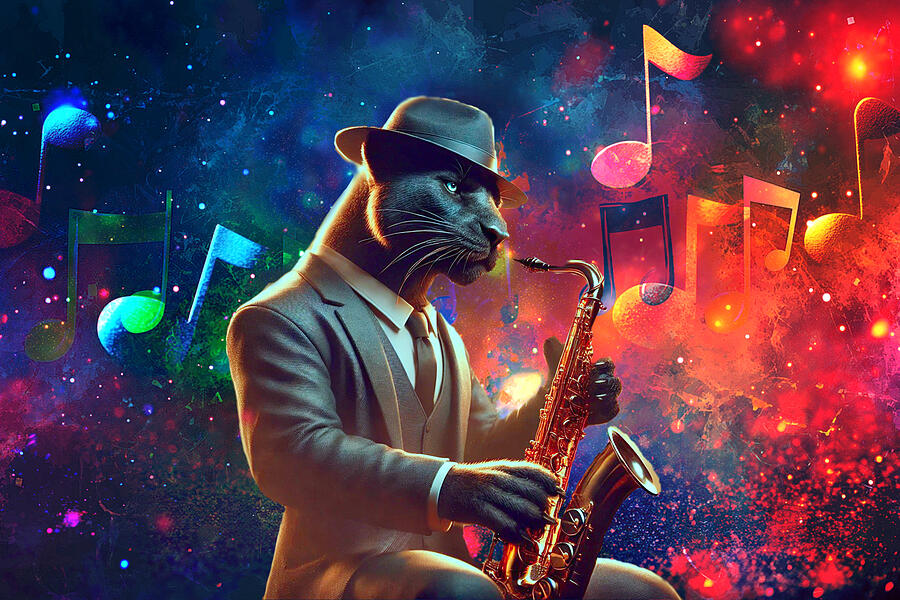 Cool Cat Digital Art by Lisa Yount Cool Cat Digital Art by Lisa Yount