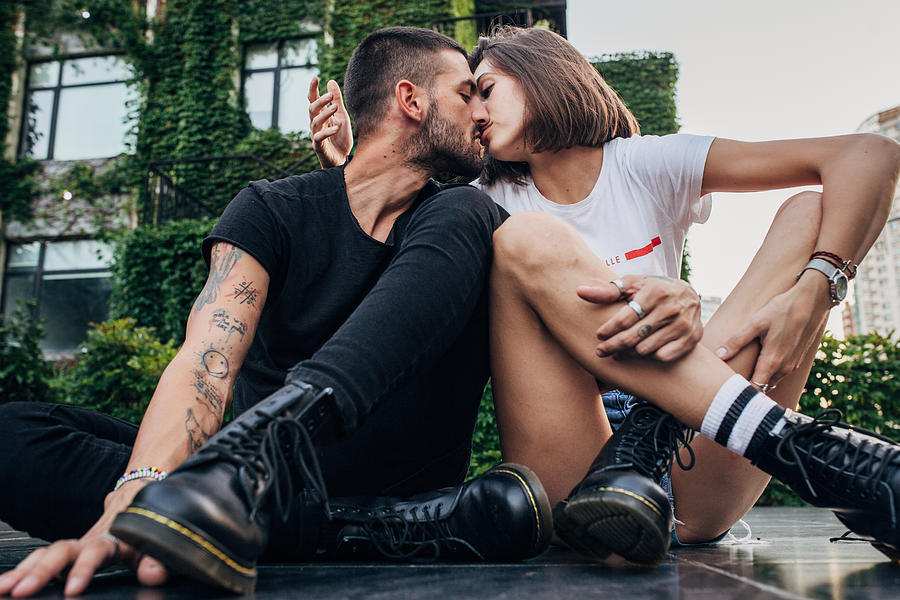 Cool couple in love Photograph by Hirurg