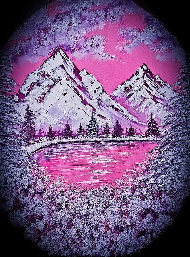 Cool Frost Pink Painting
