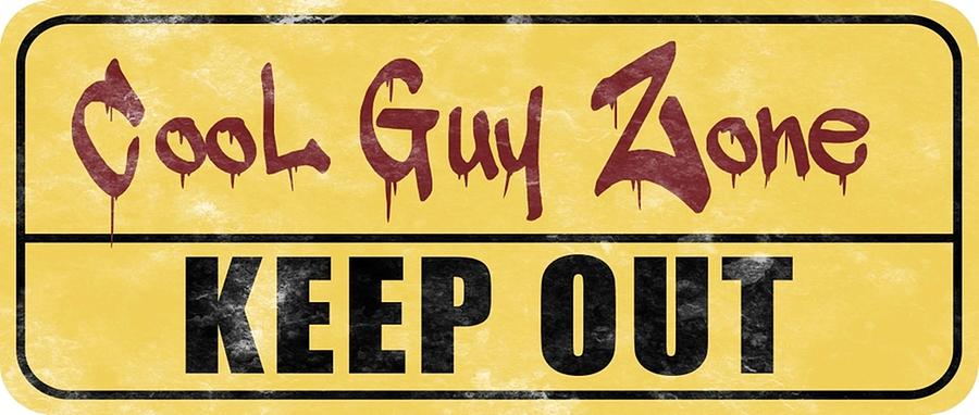 Cool Guy Zone Poster Digital Art by Kailani Smith | Pixels