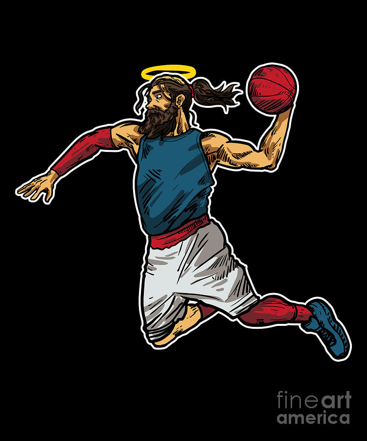 Cool Jesus Basketball Gift Idea by J M.