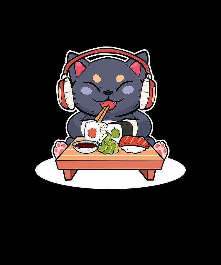 Anime girl with kitten | Free SVG-demhanvico.com.vn