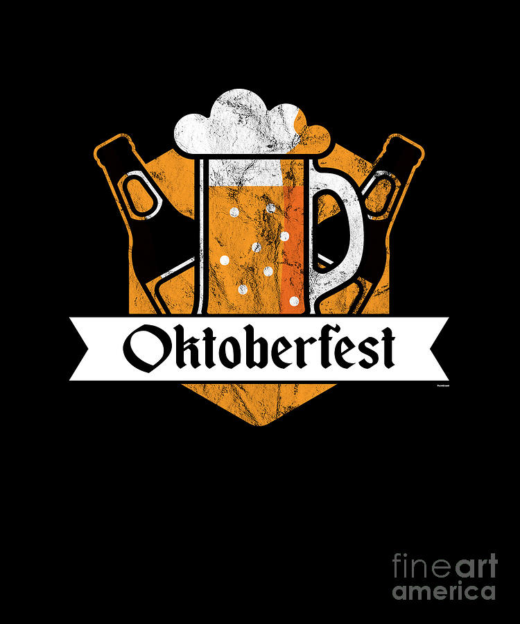 Cool Oktoberfest German Beer Festival Bier Drinkers Digital Art by ...