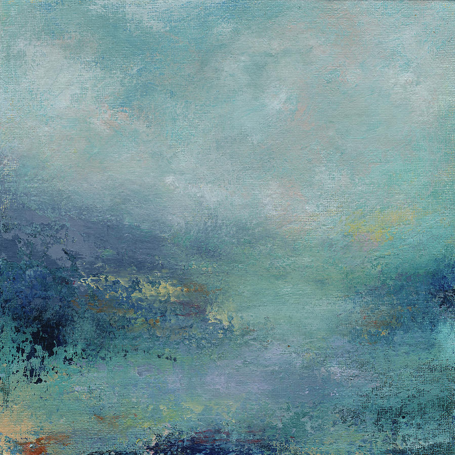 Abstract Painting - Cool Quietude by Sarah Brown