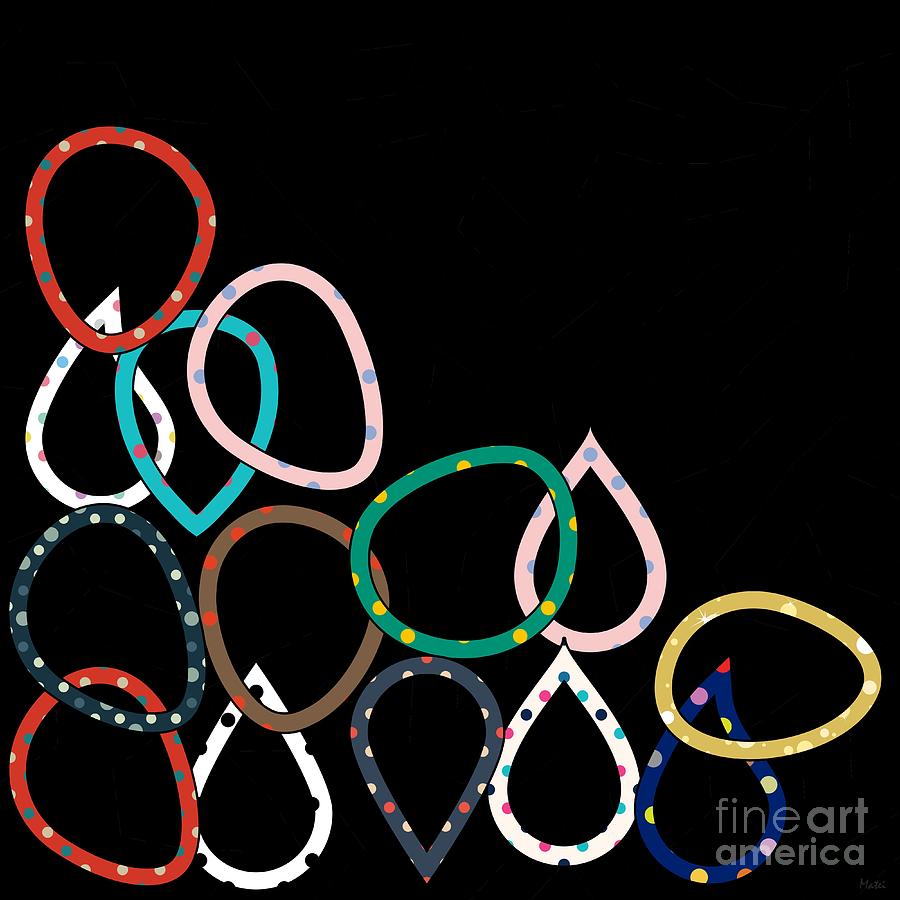 Cool Shapes - Circles  Digital Art by Ramona Matei