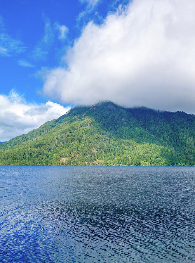 Cool Spring Morning On Lake Crescent Photograph by Dan Sproul