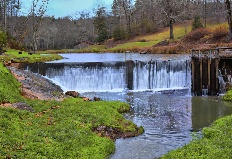 Lake Photograph - Cool Springs Waterfall 001 by George Bostian