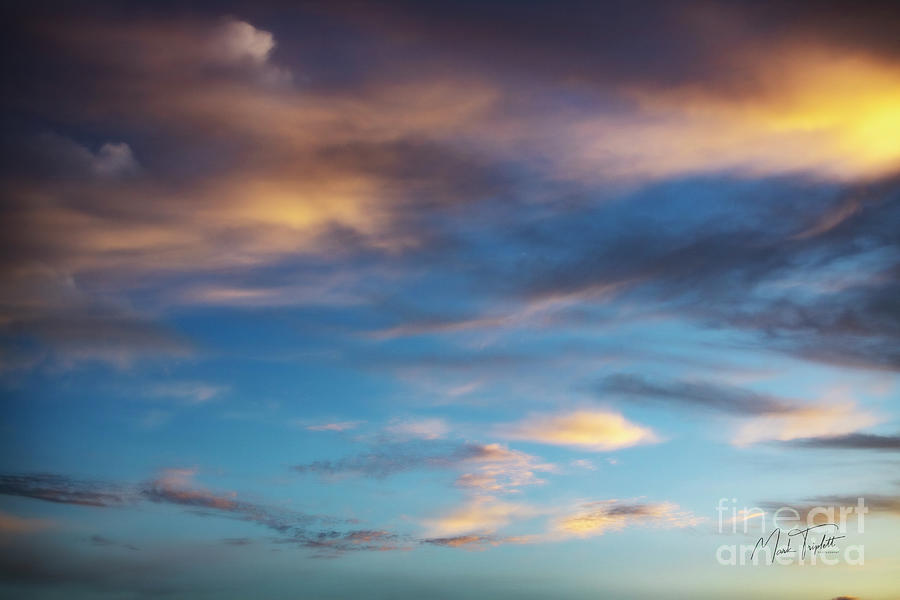 Cool Sunset Sky Photograph by Mark Triplett
