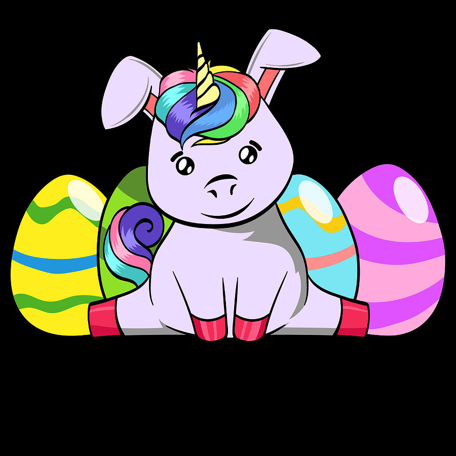 easter unicorn plush