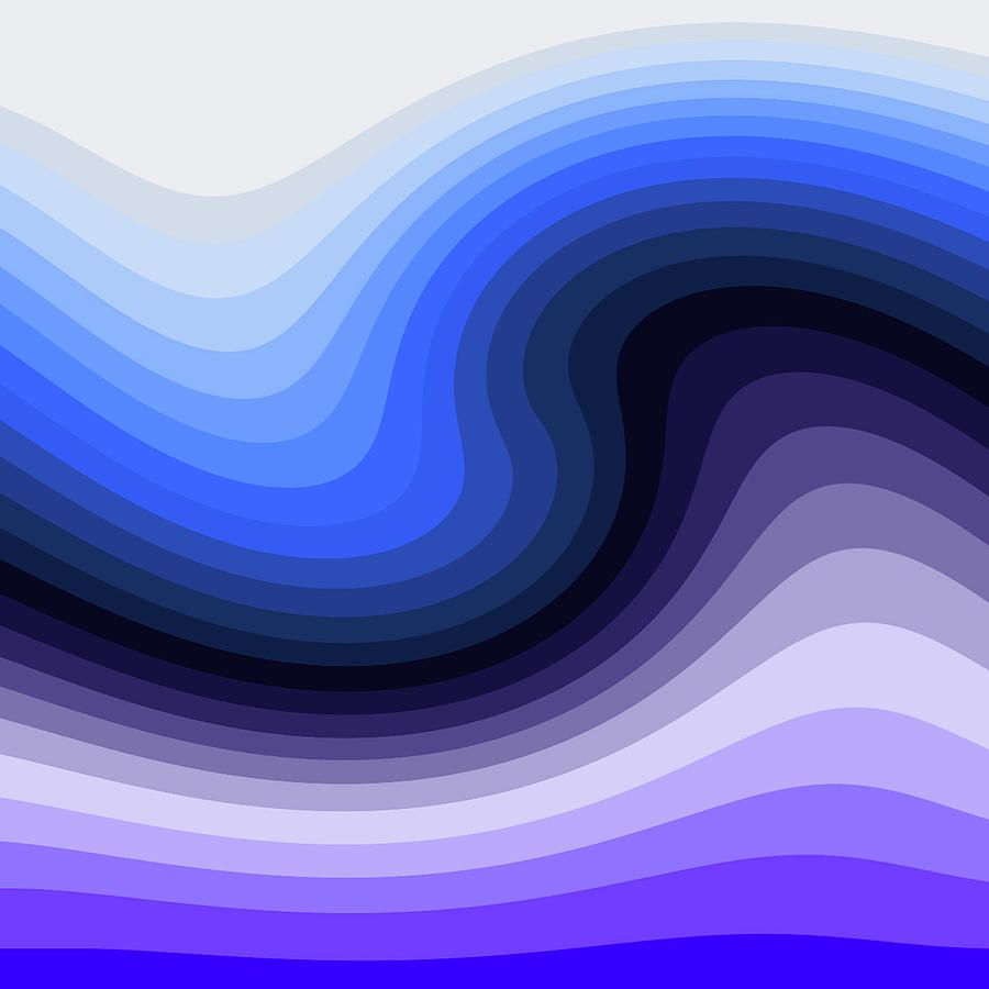 Abstract Digital Art - Cool Wave by Jeremy Edsall Abstract Digital Art - Cool Wave by Jeremy Edsall