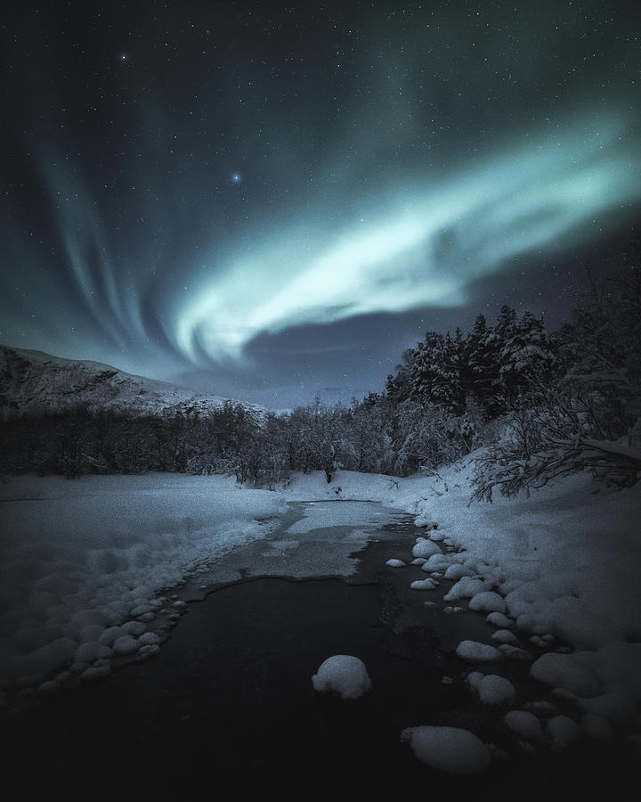 Cool Photograph - Cool Zone Auroras by Tor-Ivar Naess