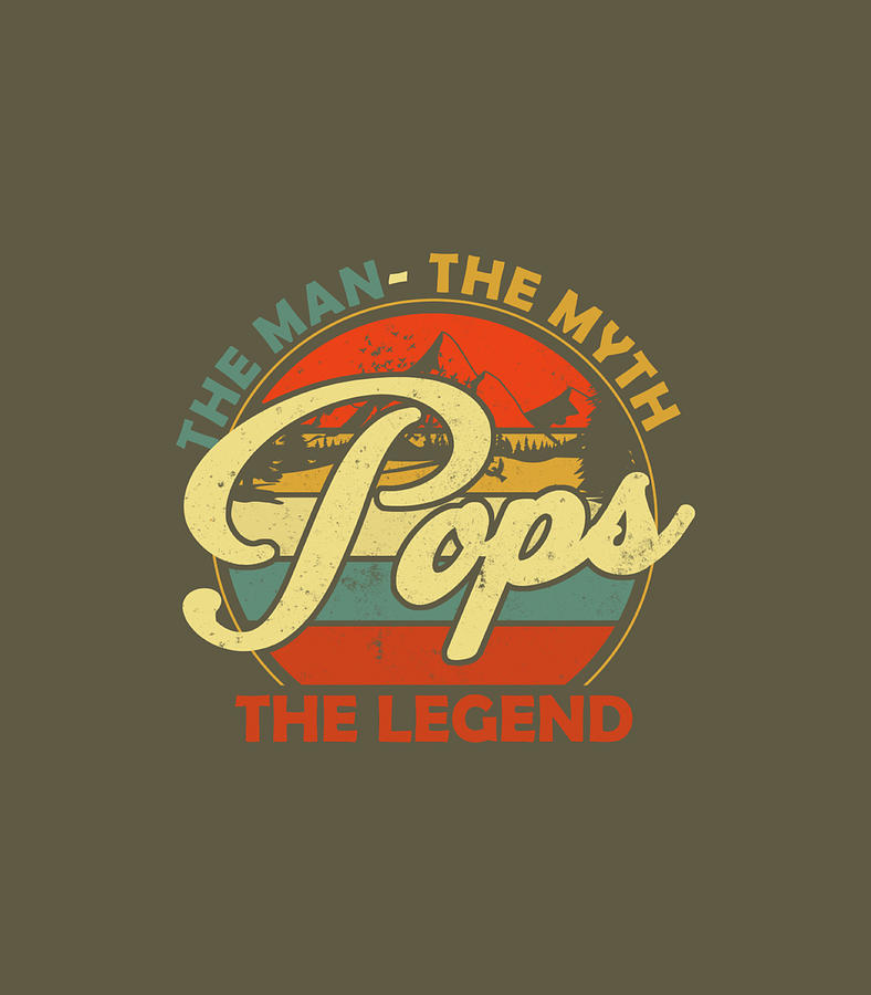 Coolest Mens Vintage Pops Man Myth Legend Digital Art By Yusofv Roman