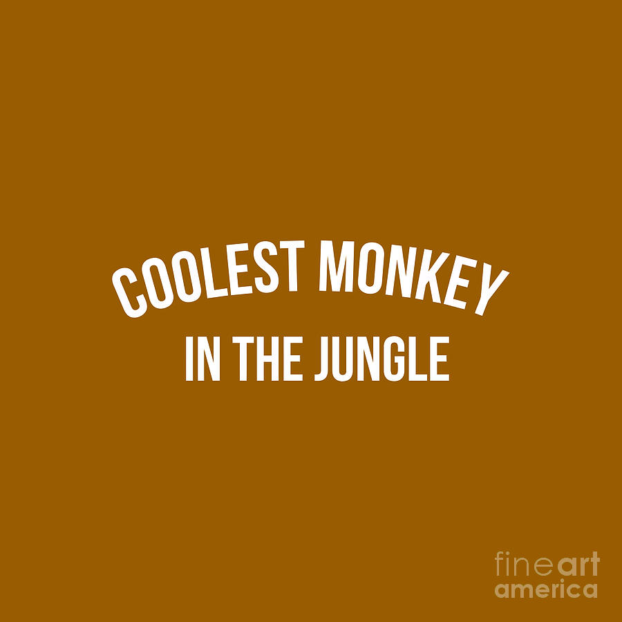 Coolest Monkey In The Jungle Digital Art by Mark M Sullivan