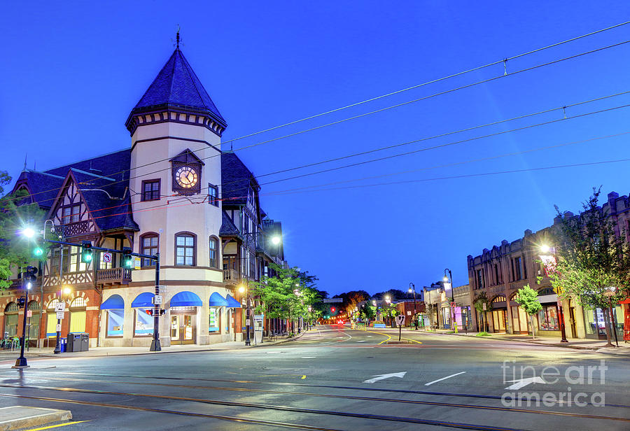 Coolidge Corner in Brookline Massachusetts Photograph by Denis Tangney ...