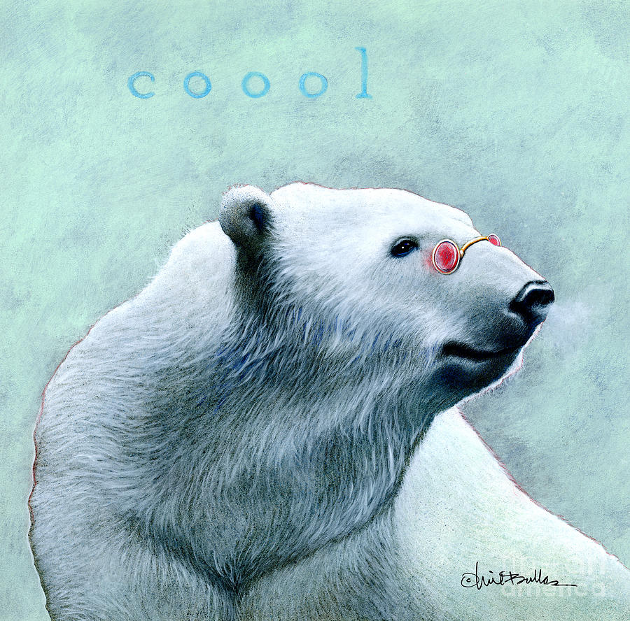 Polar Bear Painting - Coool... by Will Bullas