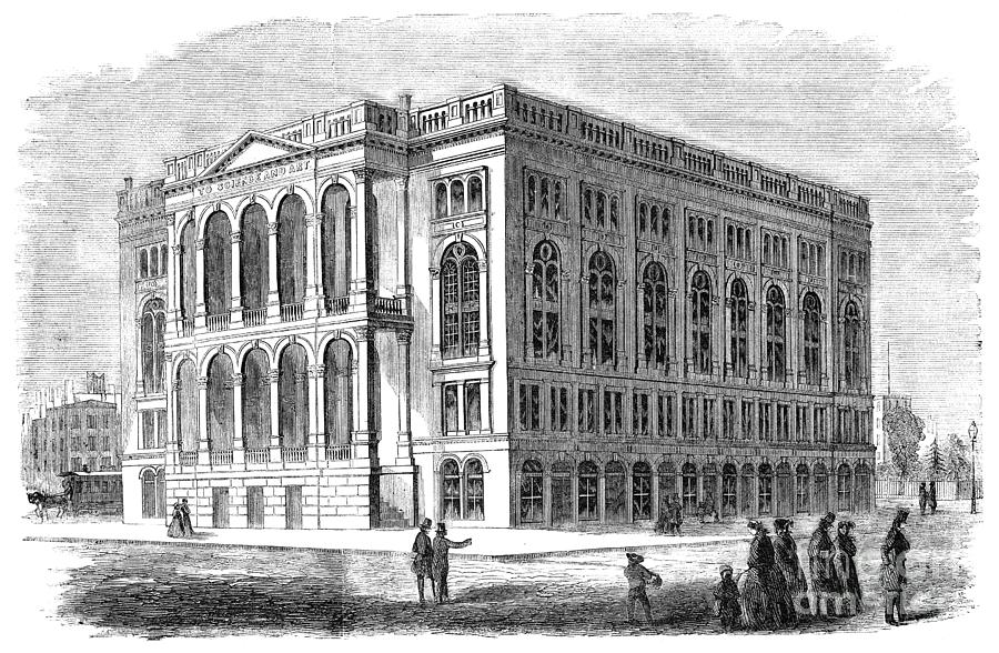 Cooper Union NYC, 1861 Photograph by Granger