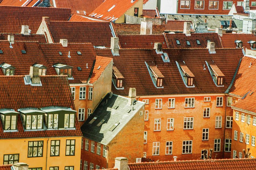 Copenhagen Rooftops Photograph by Rob Hemphill