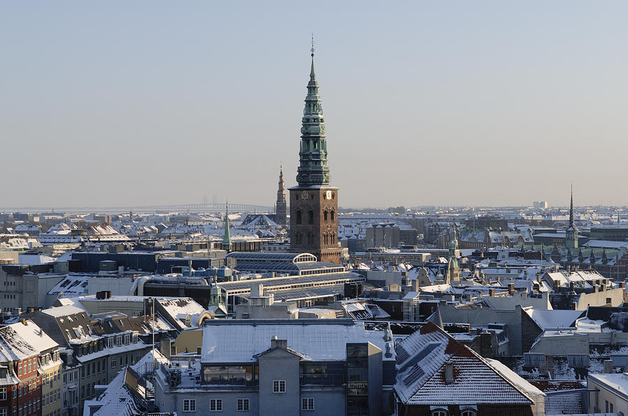 Copenhagen Winter Cityscape Photograph by Gaiamoments