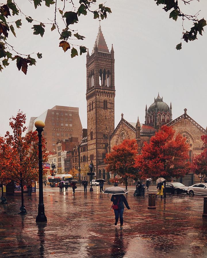 Copley in the Fall Photograph by Brian McWilliams