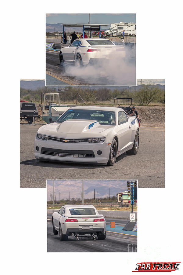 COPO Camaro on white Photograph by Darrell Foster