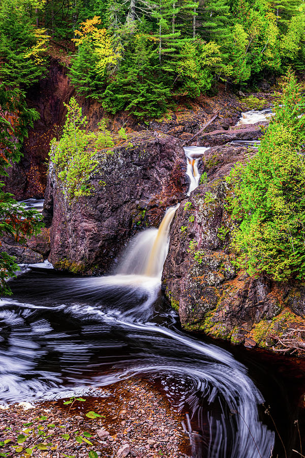 Copper Falls Photograph by Flowstate Photography