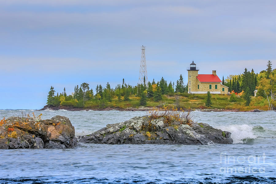 Copper Harbor Lighthouse Michigan -2145 Photograph by Norris Seward