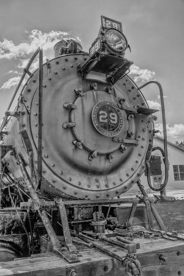 Copper Range Locomotive 29 BW Photograph by Dale Kauzlaric