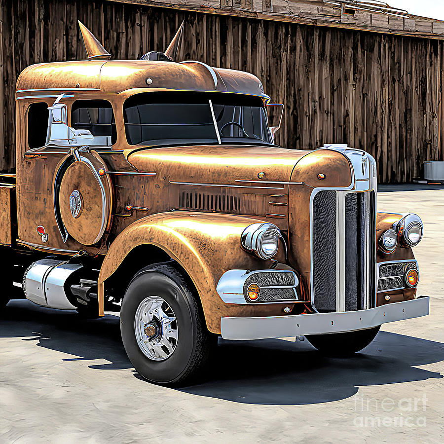 Copper Truck Digital Art by Elisabeth Lucas - Fine Art America