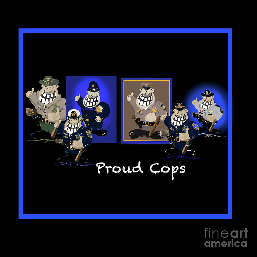 Cops Digital Art by Doug Gist
