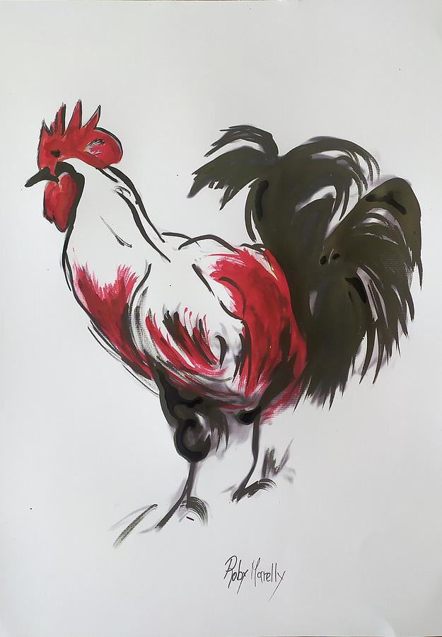 coq Drawing by Roby Marelly - Fine Art America